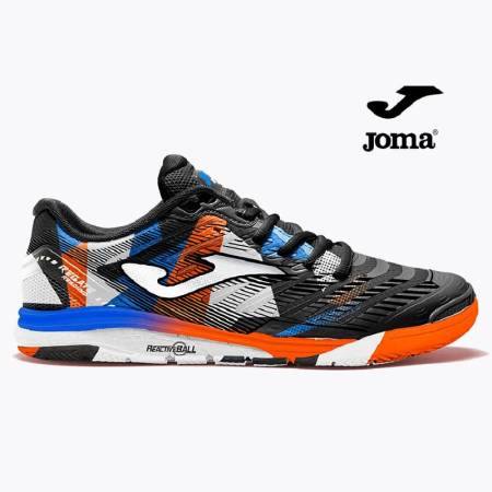 Футзалки Joma Regate Rebound RREW2401IN черные-оранжевые