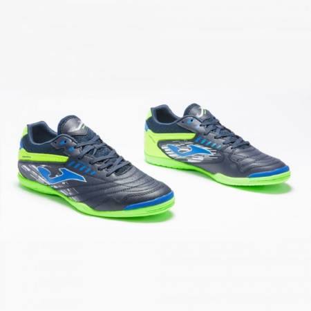 Футзалки Joma Maxima MAXS2103IN темно-синие с салатовым